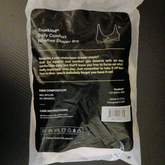 NEW Truekind Daily Comfort Wireless Shaper Bra Nude Size 2XL Shapermint 10022 - Picture 12 of 15